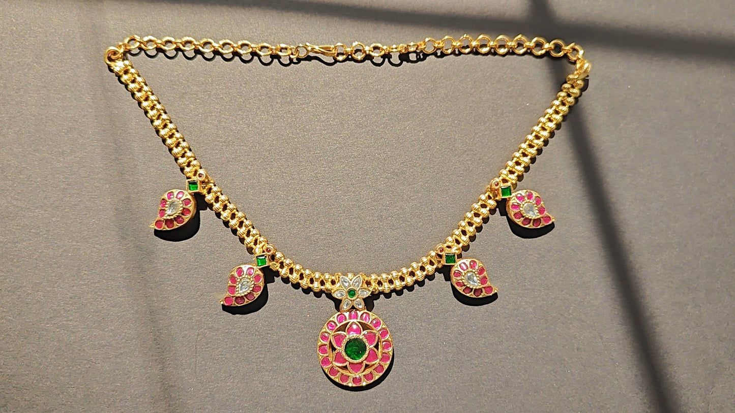 Jadau Kundan Choker Set