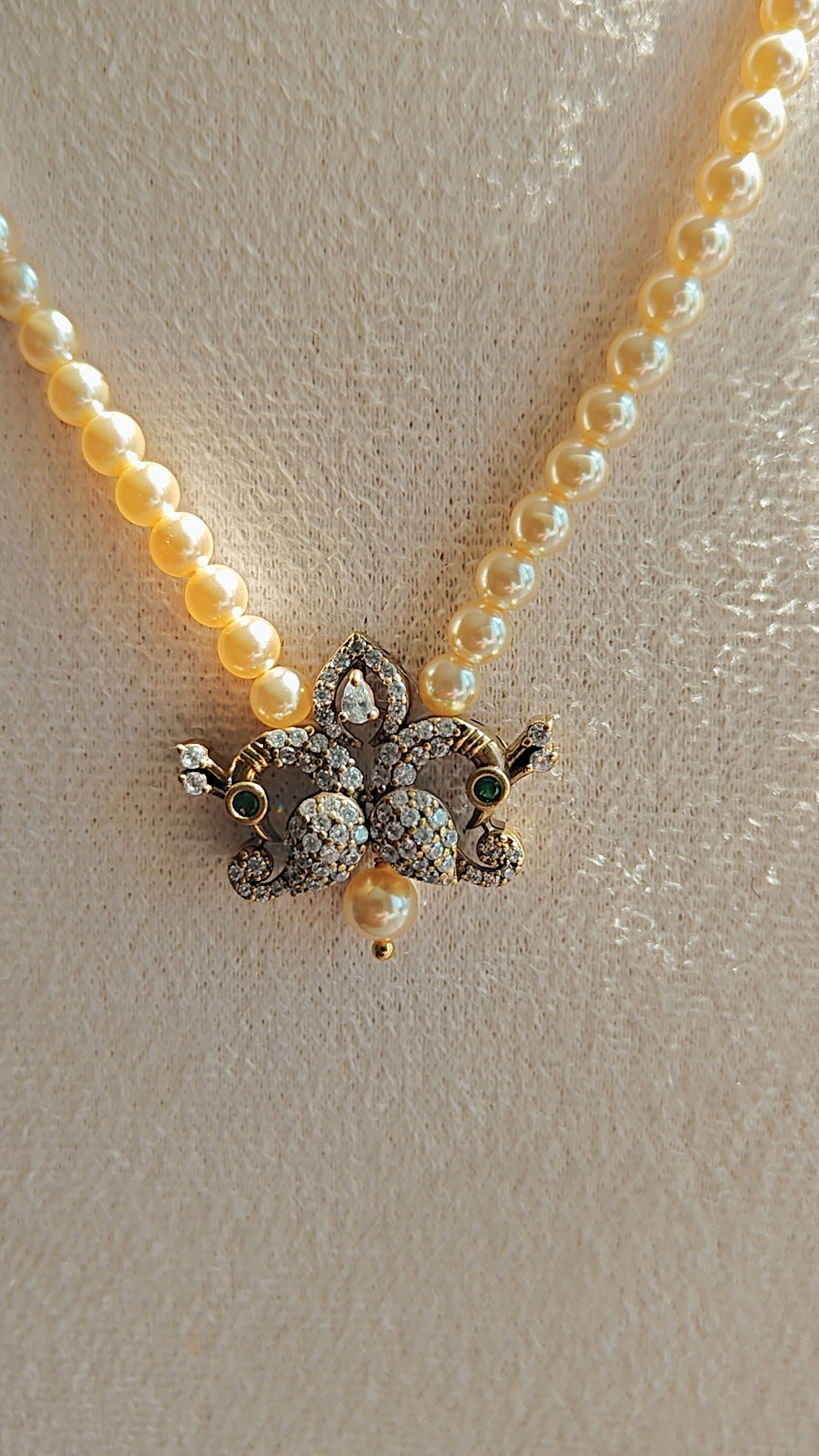 CZ Pearl Choker