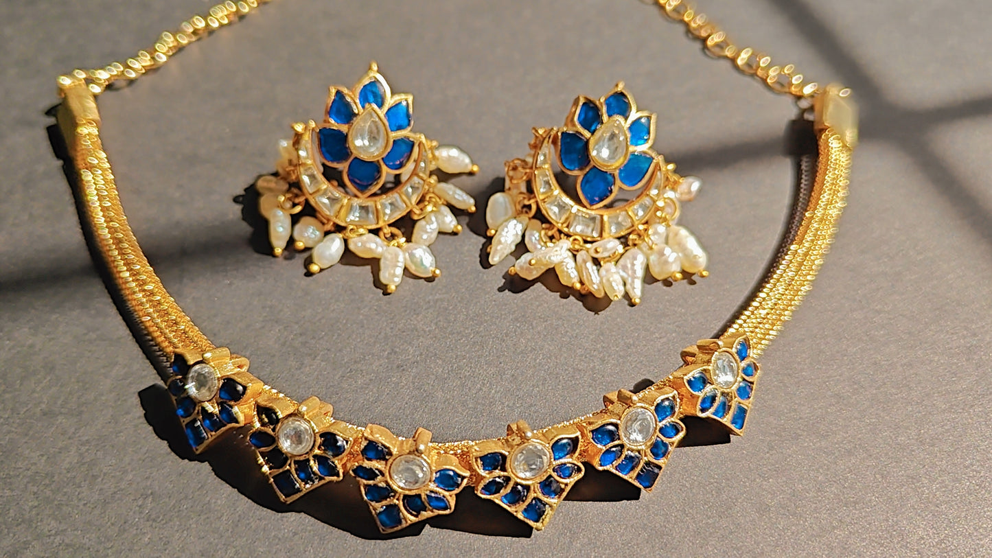 Jadau Kundan Choker Set