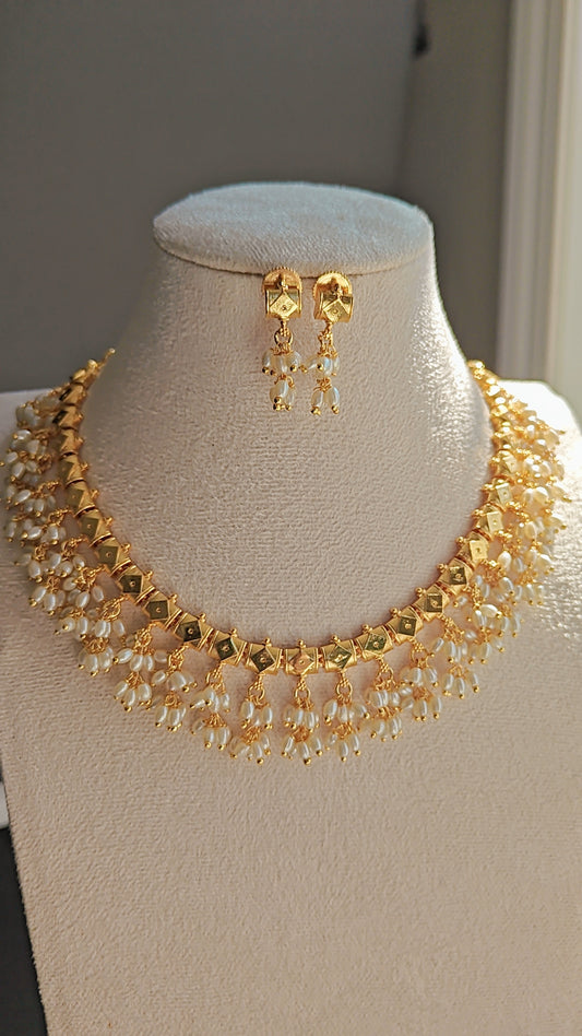 Pearl Choker Set