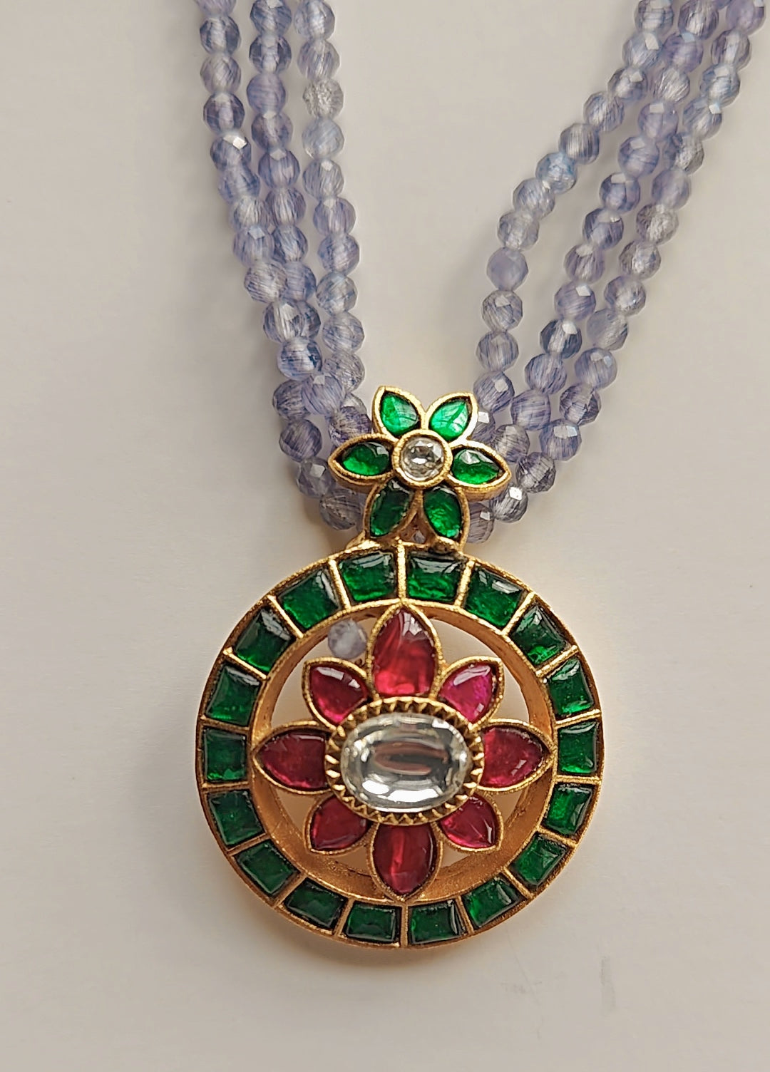Jadau Kundan Beads Choker Set