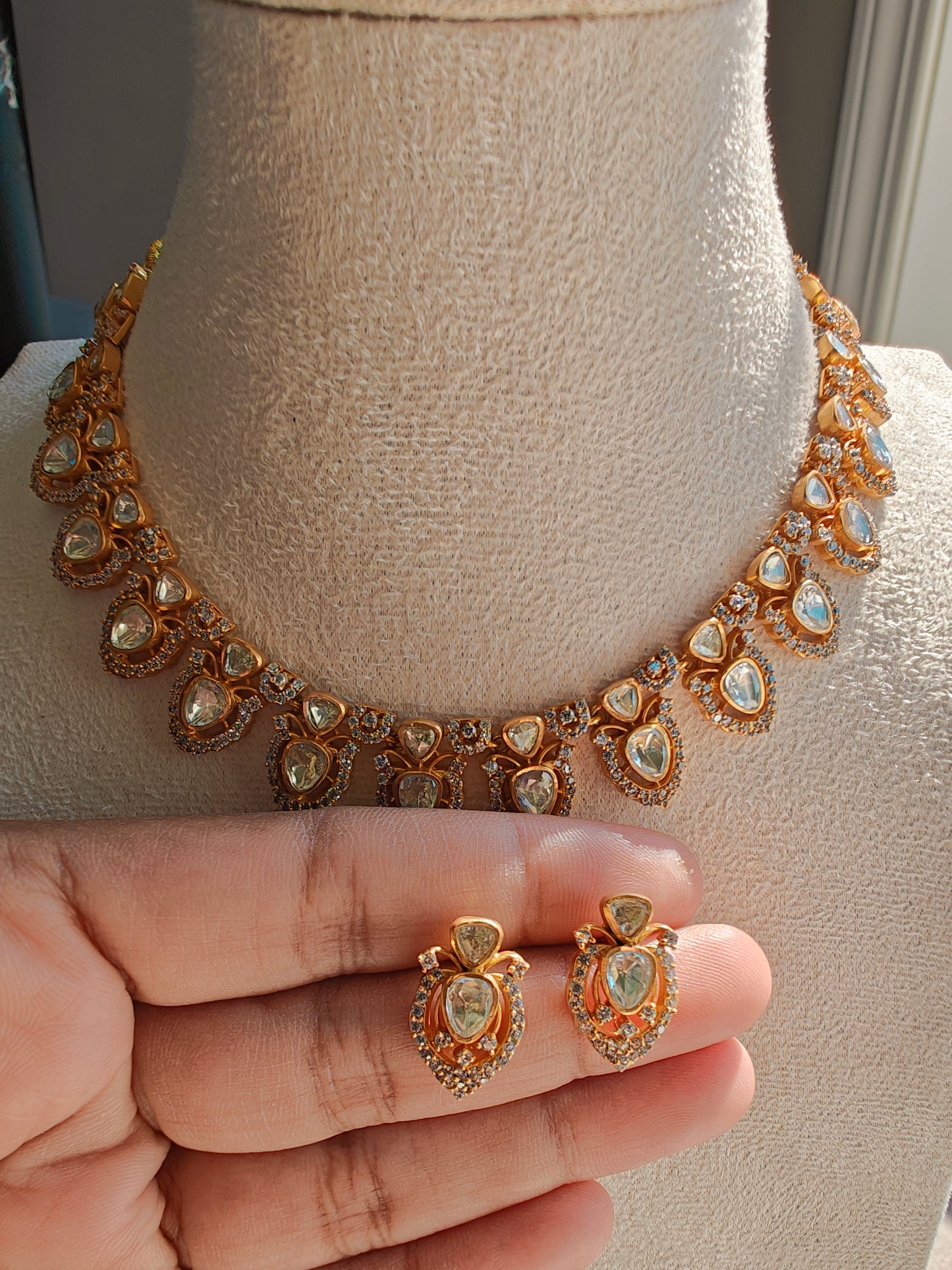 Moissanite Choker Set