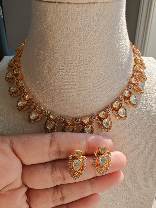 Moissanite Choker Set