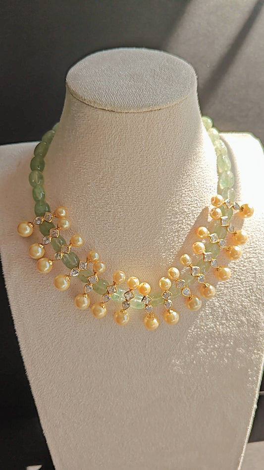 Polki Beads Choker Set