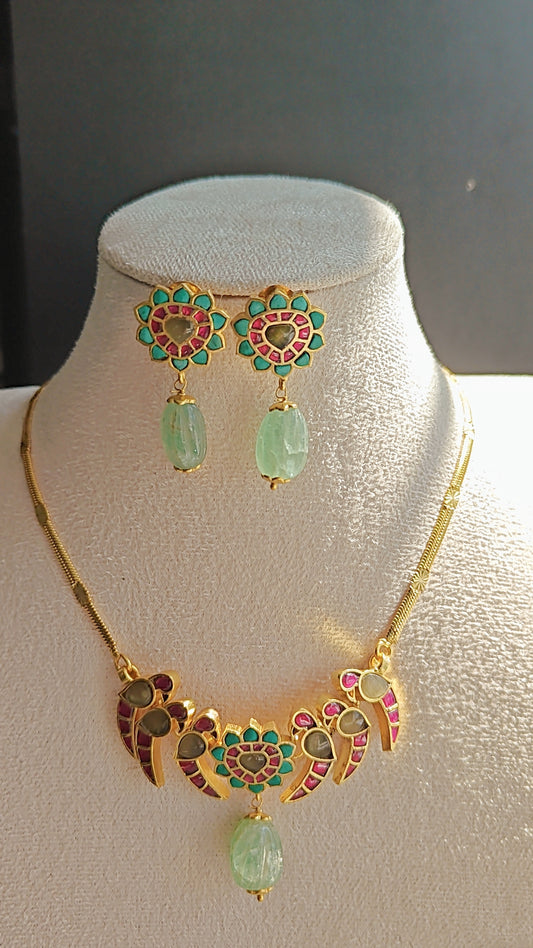 Jadau Kundan Choker Set