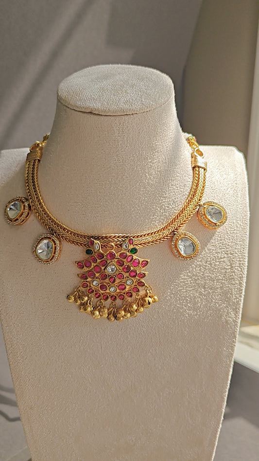 Jadau Kundan Choker Set