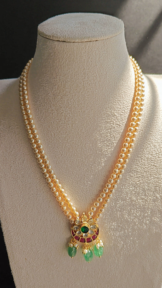 Jadau Kundan Pearl Choker