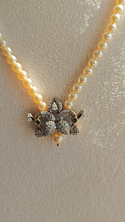 CZ Pearl Choker
