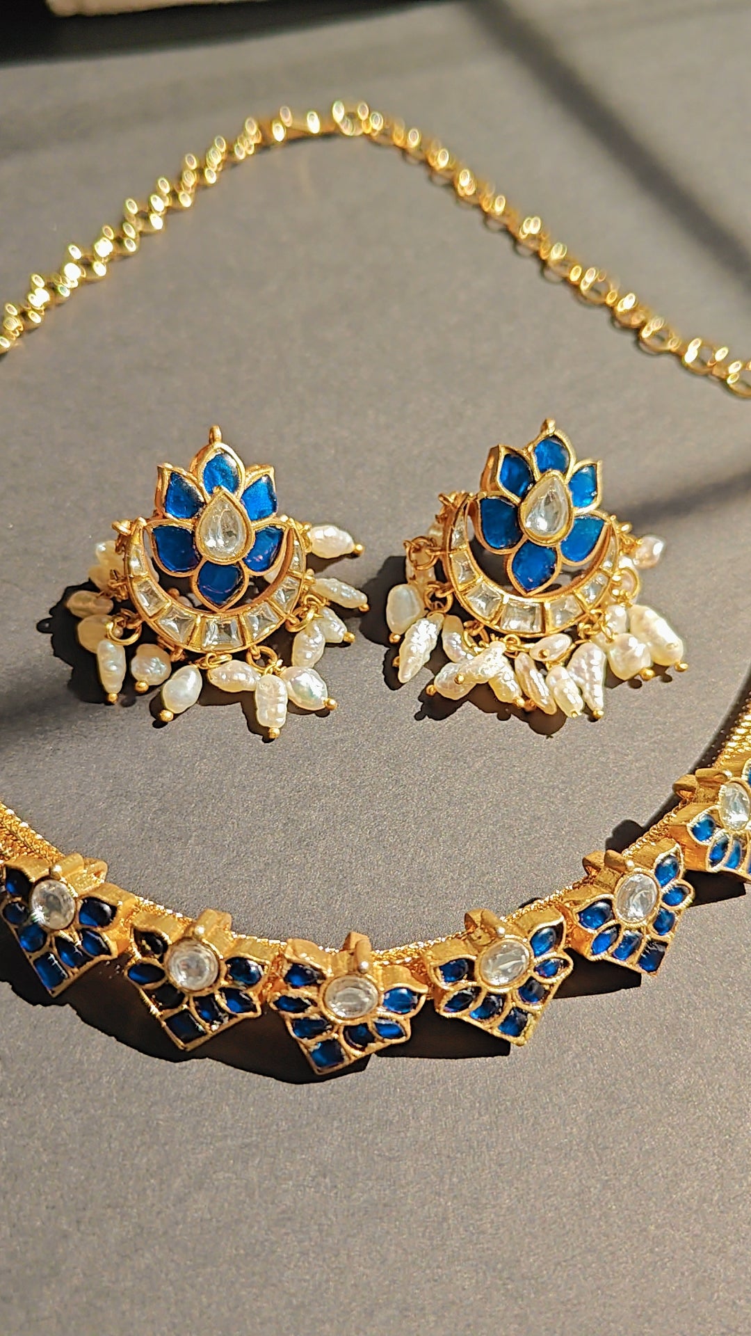 Jadau Kundan Choker Set