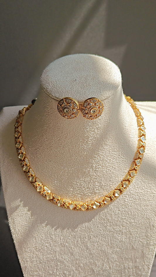 Moissanite Choker Set