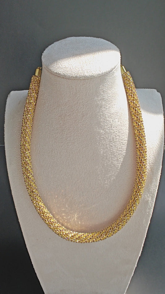 Classic CZ Kante with Matching Earrings