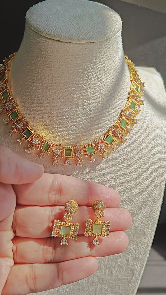 CZ Choker Set